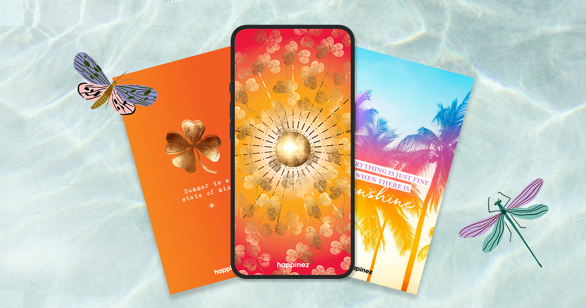 Obtain free of charge: zomerse telefoonachtergrondjes – Happinez