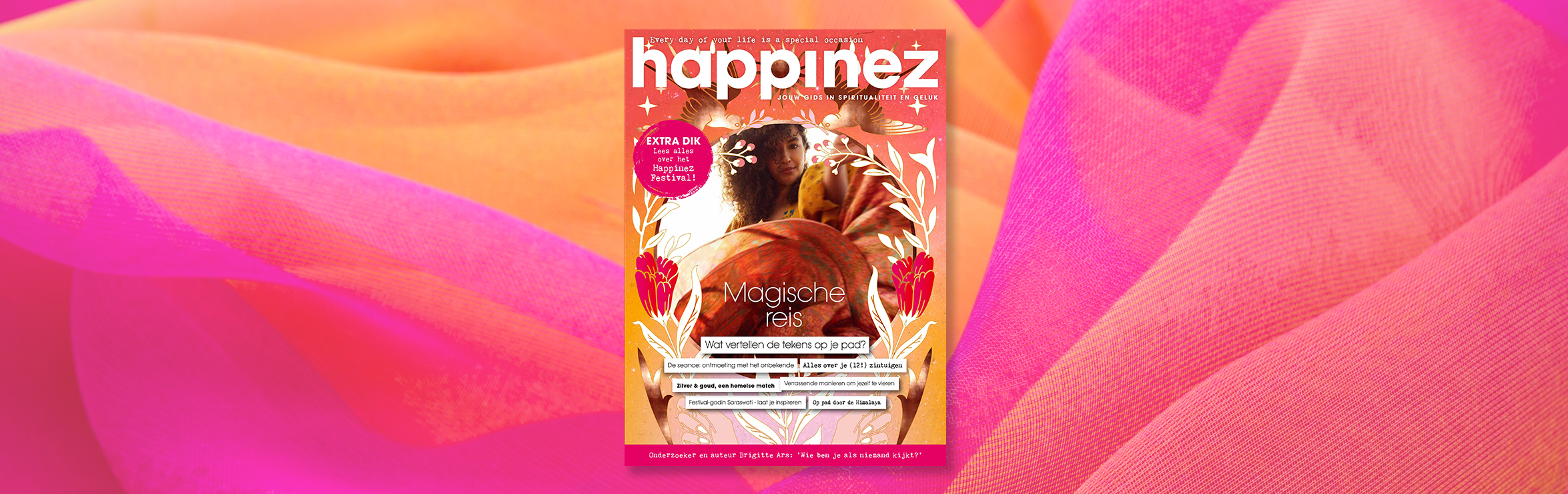 Happinez ‘een magische reis’ ligt nu in de winkel